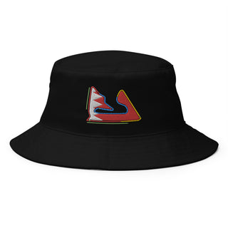 Bahrain Circuit Sectors with DRS Zones and Flag F1 Embroidered Bucket Hat
