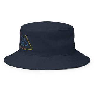 Bahrain Circuit Sectors with DRS Zones F1 Embroidered Bucket Hat