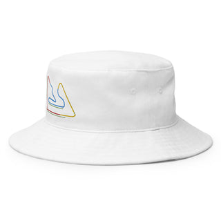Bahrain Circuit Sectors with DRS Zones F1 Embroidered Bucket Hat