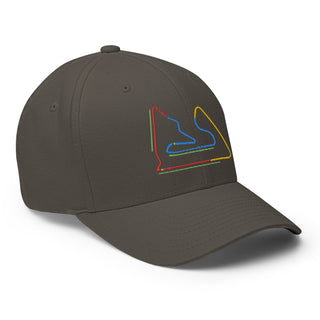 Bahrain Circuit Sectors with DRS Zones F1 Embroidered Flexfit Cap