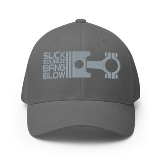 Suck Squeeze Bang Blow Embroidered Flexfit Cap