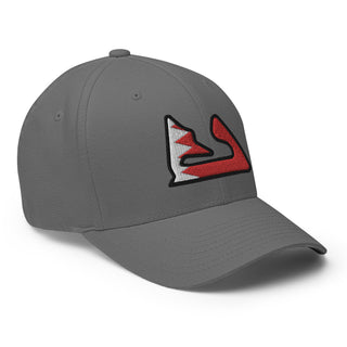 Bahrain Circuit with Flag F1 Embroidered Flexfit Cap