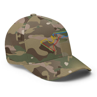 Circuit of the Americas (COTA) Circuit Sectors with DRS Zones F1 Embroidered Flexfit Cap