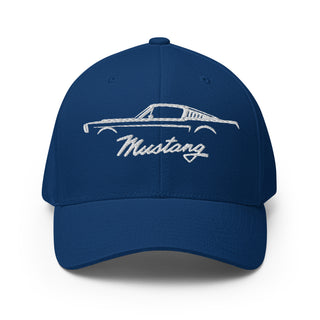 Classic Mustang Embroidered Flexfit Cap