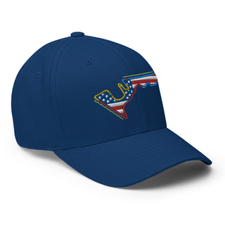 Circuit of the Americas (COTA) Circuit Sectors with DRS Zones and US Flag F1 Embroidered Flexfit Cap