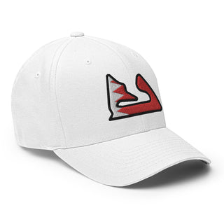 Bahrain Circuit with Flag F1 Embroidered Flexfit Cap
