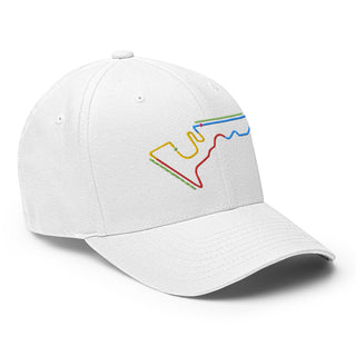 Circuit of the Americas (COTA) Circuit Sectors with DRS Zones F1 Embroidered Flexfit Cap
