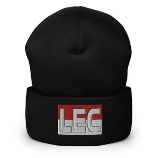 Charles Leclerc Monaco Flag F1 Embroidered Cuffed Beanie