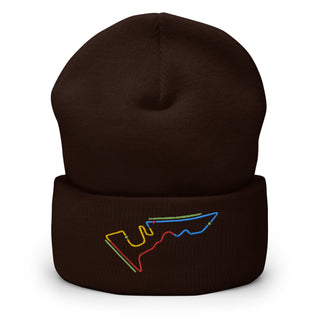 Circuit of the Americas (COTA) Circuit Sectors with DRS Zones F1 Embroidered Cuffed Beanie