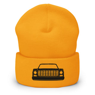 Chevy Squarebody Truck Embroidered Cuffed Beanie
