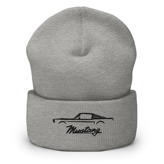 Classic Mustang Embroidered Cuffed Beanie