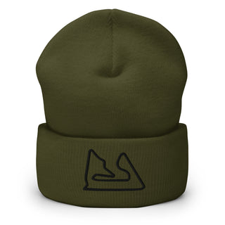 Bahrain Circuit F1 Embroidered Cuffed Beanie
