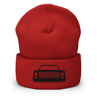 Chevy Squarebody Truck Embroidered Cuffed Beanie
