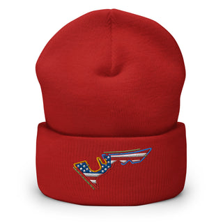 Circuit of the Americas (COTA) Circuit Sectors with DRS Zones and US Flag F1 Embroidered Cuffed Beanie