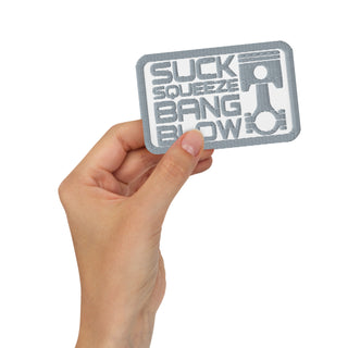 Suck Squeeze Bang Blow Embroidered Patch