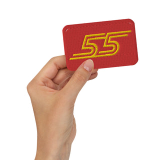 Carlos Sainz 55 (Ferrari Colors) F1 Embroidered Patch