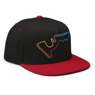 Circuit of the Americas (COTA) Circuit Sectors with DRS Zones F1 Embroidered Flat Bill Cap