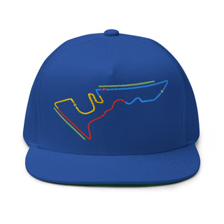 Circuit of the Americas (COTA) Circuit Sectors with DRS Zones F1 Embroidered Flat Bill Cap