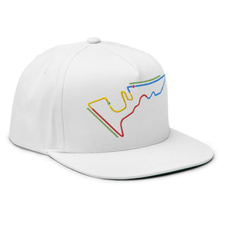 Circuit of the Americas (COTA) Circuit Sectors with DRS Zones F1 Embroidered Flat Bill Cap