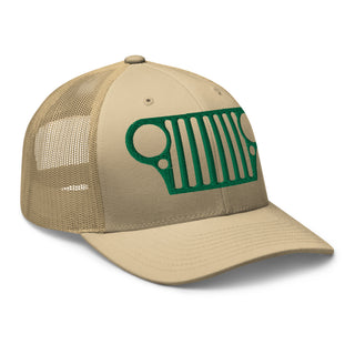 Jeep CJ Grill Embroidered Trucker Cap