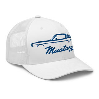 Classic Mustang Embroidered Meshback Trucker Cap