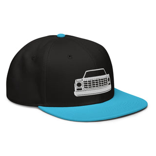 Chevy Squarebody Truck Embroidered Snapback Flatbill Hat