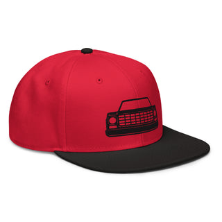 Chevy Squarebody Truck Embroidered Snapback Flatbill Hat