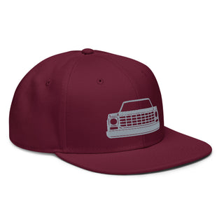 Chevy Squarebody Truck Embroidered Snapback Flatbill Hat