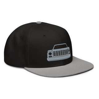 Chevy Squarebody Truck Embroidered Snapback Flatbill Hat