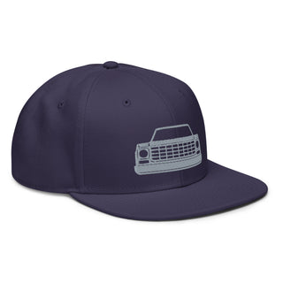 Chevy Squarebody Truck Embroidered Snapback Flatbill Hat