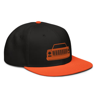 Chevy Squarebody Truck Embroidered Snapback Flatbill Hat
