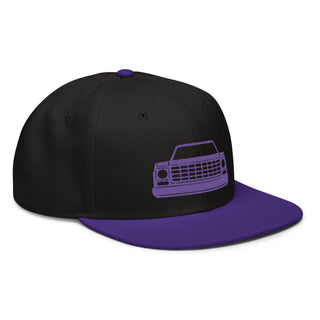 Chevy Squarebody Truck Embroidered Snapback Flatbill Hat