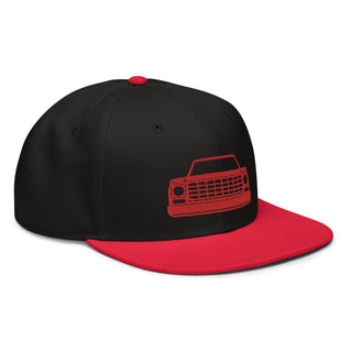 Chevy Squarebody Truck Embroidered Snapback Flatbill Hat