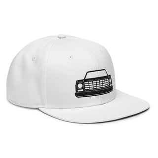 Chevy Squarebody Truck Embroidered Snapback Flatbill Hat