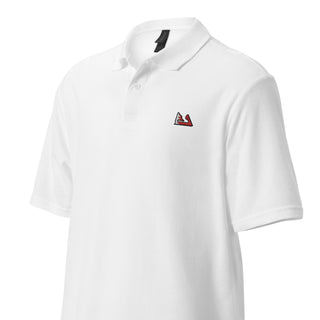 Bahrain Circuit with Flag F1 Embroidered Unisex Pique Polo Shirt