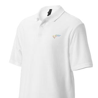 Circuit of the Americas (COTA) Circuit Sectors with DRS Zones F1 Embroidered Unisex Pique Polo Shirt