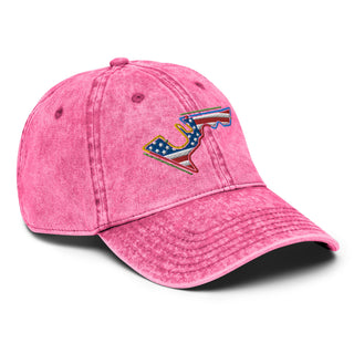 Circuit of the Americas (COTA) Circuit Sectors with DRS Zones and US Flag F1 Embroidered Vintage Denim Cap