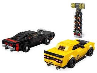 Lego Speed Champions 2018 Dodge Challenger SRT Demon and 1970 Dodge Charger R/T - 75893 (Retired)