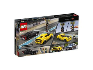 Lego Speed Champions 2018 Dodge Challenger SRT Demon and 1970 Dodge Charger R/T - 75893 (Retired)