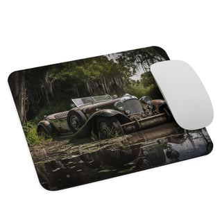 Abandoned Vintage Car in the Bayou Mouse Pad