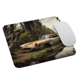 Abandoned Classic Sports Car in the Bayou Mouse Pad