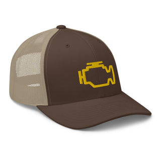Check Engine Light (MIL) Embroidered Trucker Cap