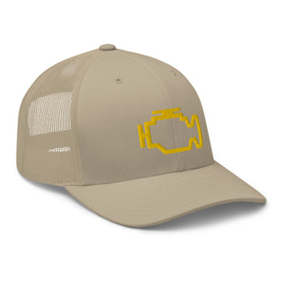 Check Engine Light (MIL) Embroidered Trucker Cap