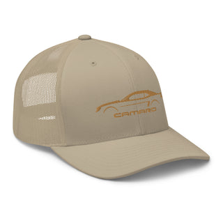 5th Gen Camaro Embroidered Meshback Trucker Cap