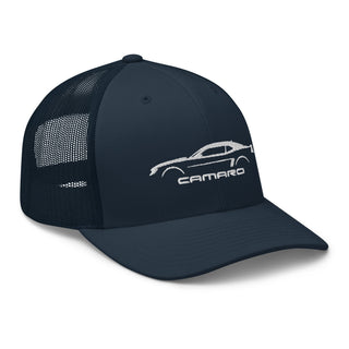 5th Gen Camaro Embroidered Meshback Trucker Cap