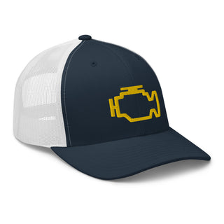 Check Engine Light (MIL) Embroidered Trucker Cap