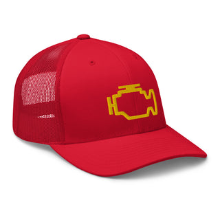 Check Engine Light (MIL) Embroidered Trucker Cap