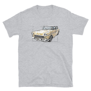 Sketched Chevy Nomad Short-Sleeve Unisex T-Shirt
