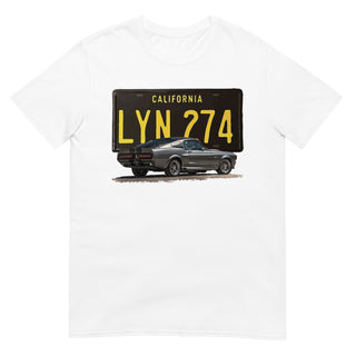 Elanor Shelby GT500 with License Plate Short-Sleeve Unisex T-Shirt