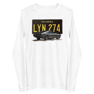 Elanor Shelby GT500 with License Plate Long Sleeve Unisex T-Shirt